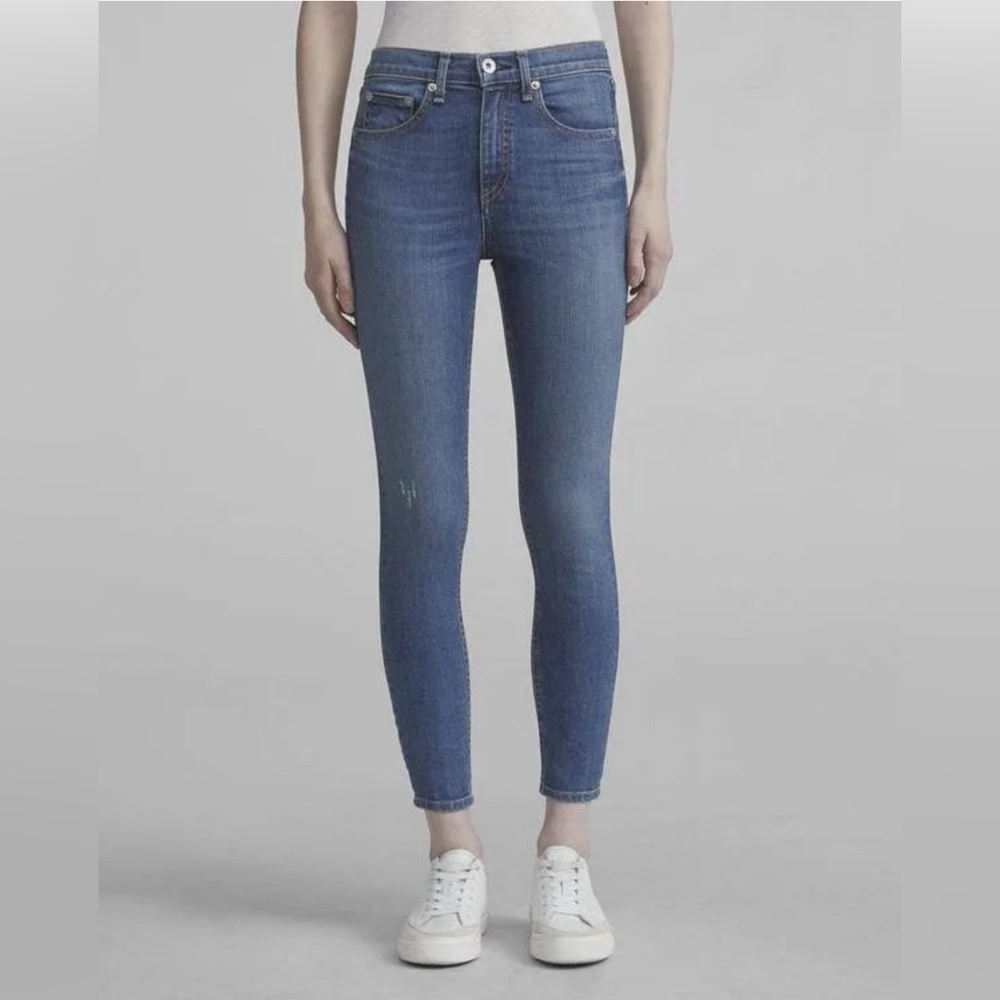2/$50 Rag & Bone High Rise Ankle Skinny size 32. EUC.